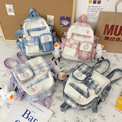 Small Nylon Backpacks Women School Bags For Teenage Girls Waterproof