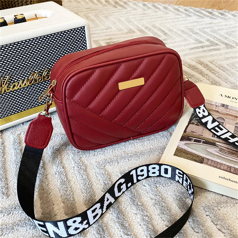 Small PU Leather Crossbody Bags For Women Hand Bag