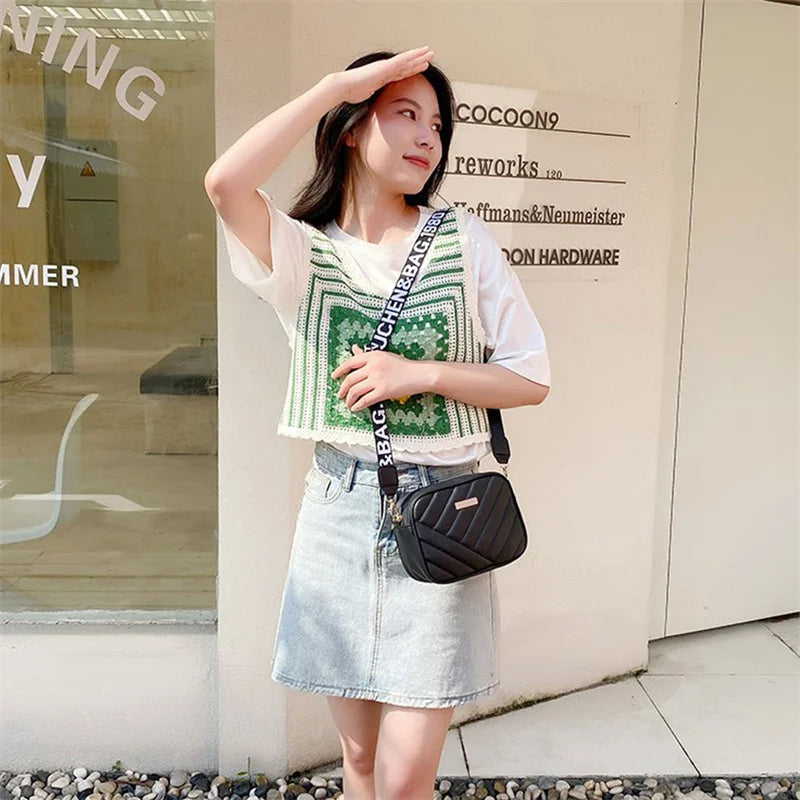 Small PU Leather Crossbody Bags For Women Hand Bag