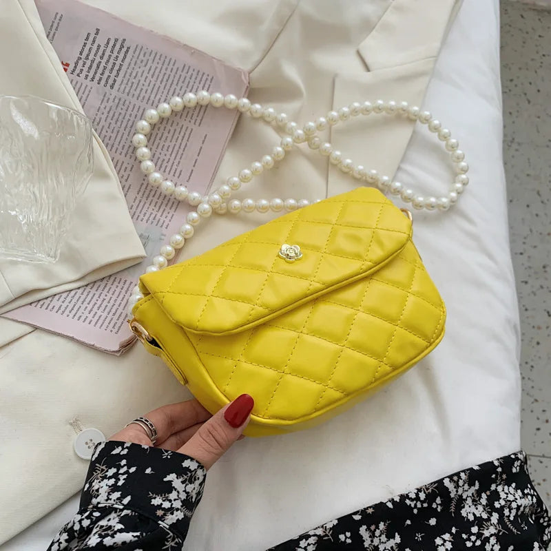 Small PU Leather Crossbody Flap Bags For Women