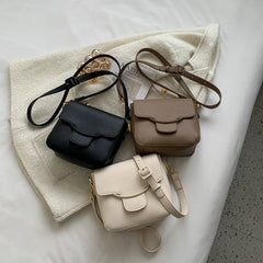 Flap Crossbody Bag for Women PU Leather Shoulder Bag