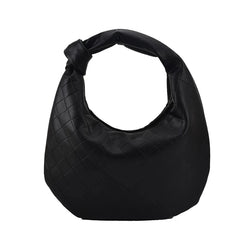 Summer Women's Weave Clutch Small PU Leather Handbag Tote