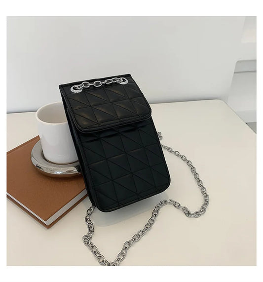 Women's Small Plaid Crossbody Bag Phone Purse
