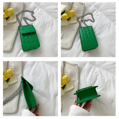 Women's Small Plaid Crossbody Bag Phone Purse