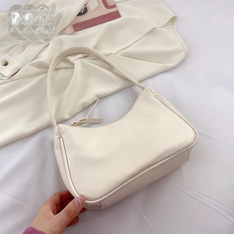 Women's Small PU Leather Shoulder Bag
