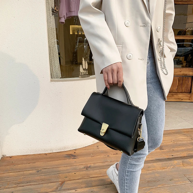 Women's PU Leather Shoulder Crossbody Bags Summer Handbags Female Travel Totes