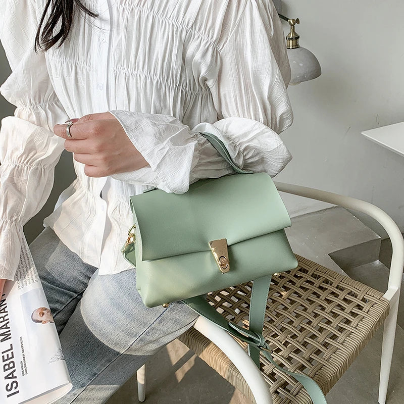 Women's PU Leather Shoulder Crossbody Bags Summer Handbags Female Travel Totes