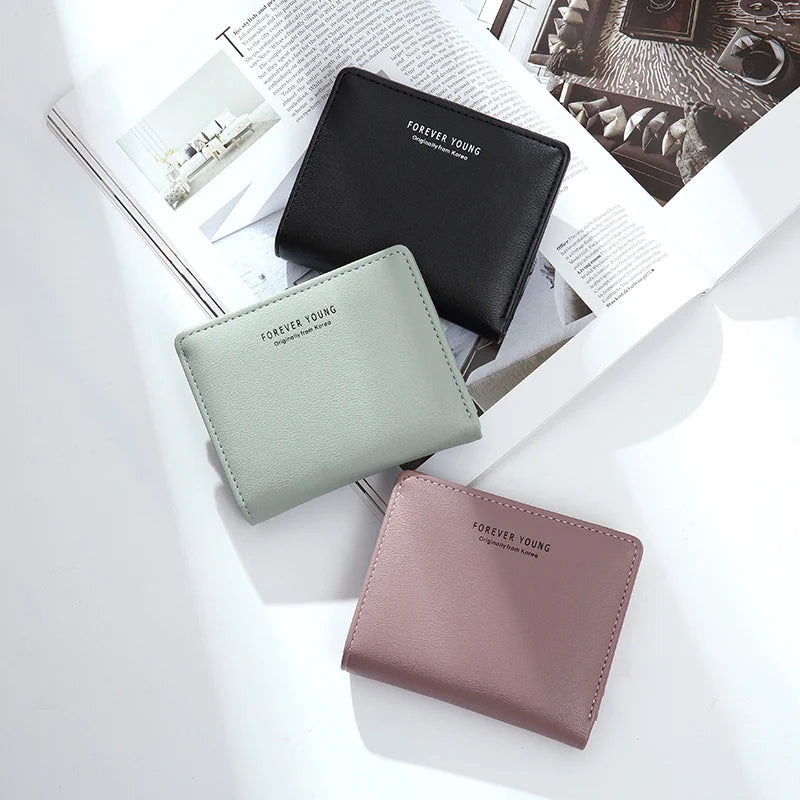 Small Purse Pu Leather Female Mini Purses Lady Card Holder Wallet