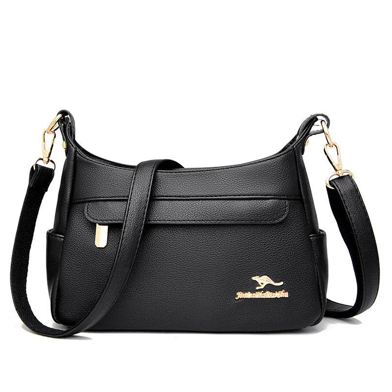 Soft Leather Shoulder Bags Vintage Crossbody Bag