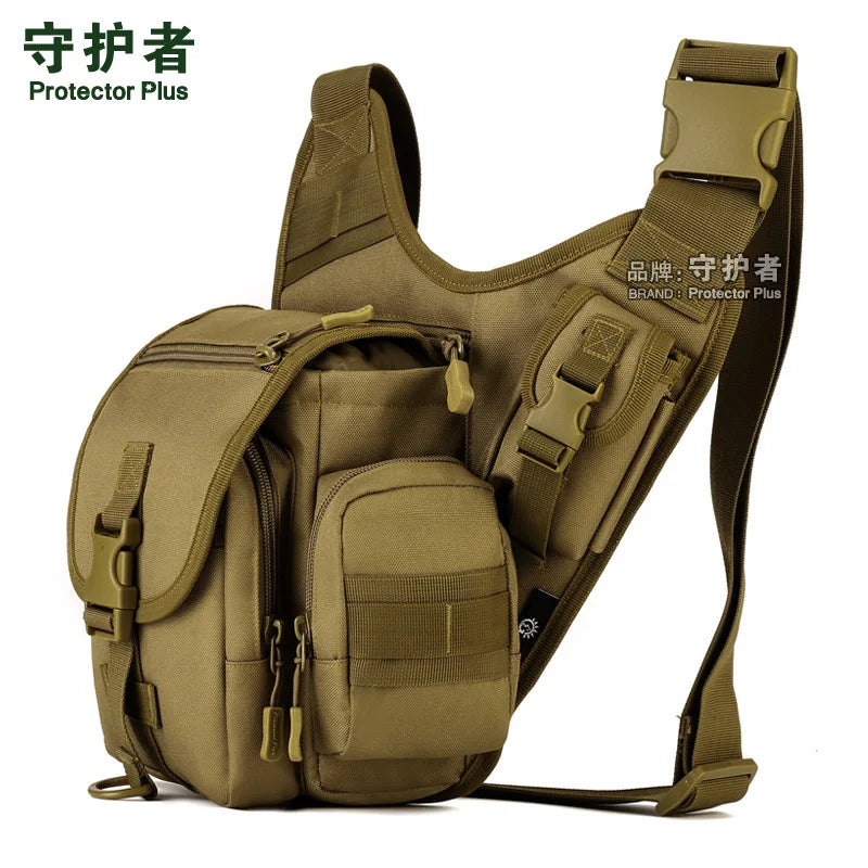 Military Biking Messenger Bag Camouflage Army Green A2676