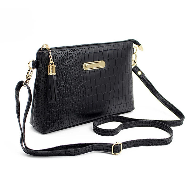 Sweet Tassel Crossbody Bag Solid Flap Bags