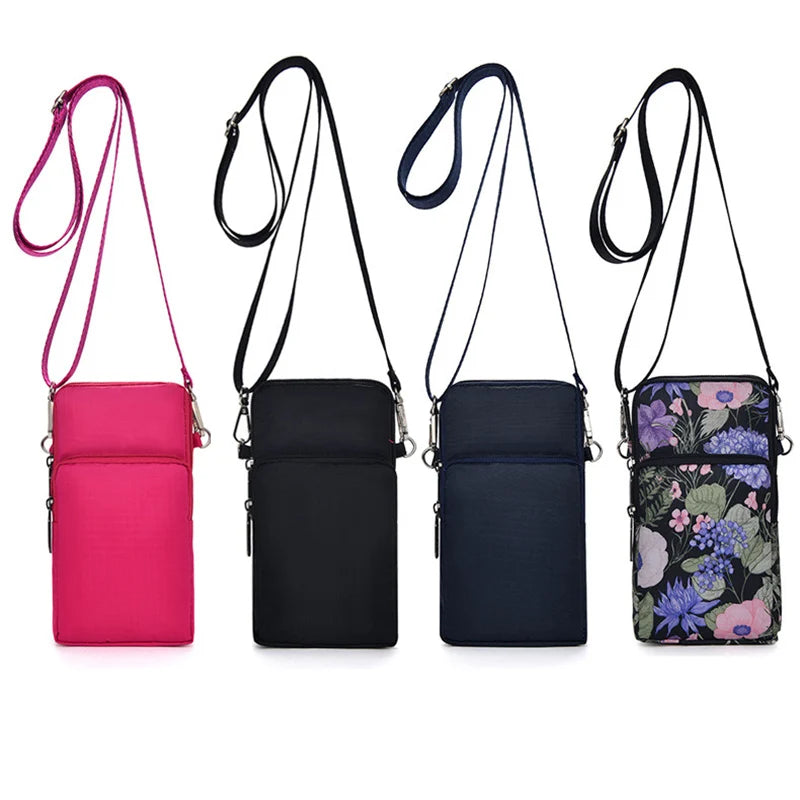 Nylon Mini Messenger Bag Women Shoulder Crossbody Sports Wallet