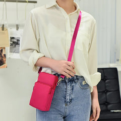Nylon Mini Messenger Bag Women Shoulder Crossbody Sports Wallet