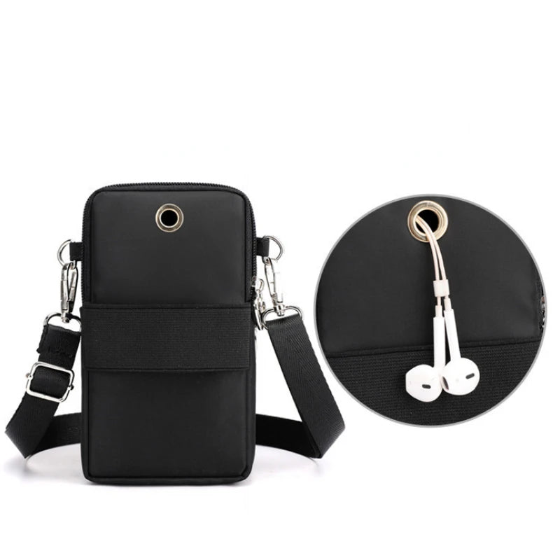 Small Shoulder Bags Nylon Women Mobile Phone Bags Mini Female Messenger Purse