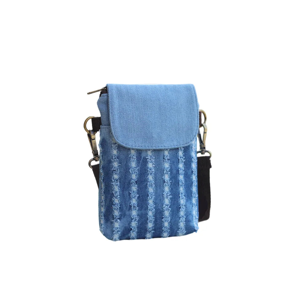 Nylon Shoulder Bag Mini Messenger Purse Lady Wallet Crossbody Mobile Bag