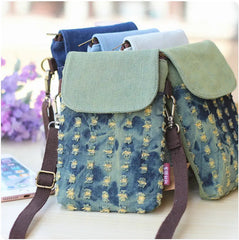 Nylon Shoulder Bag Mini Messenger Purse Lady Wallet Crossbody Mobile Bag