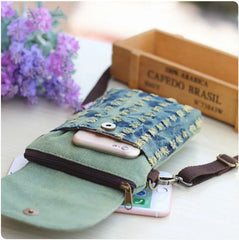 Nylon Shoulder Bag Mini Messenger Purse Lady Wallet Crossbody Mobile Bag