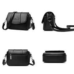 Small Leather Shoulder Bag Women's Purse Handbag Lady Sac A Main Femme