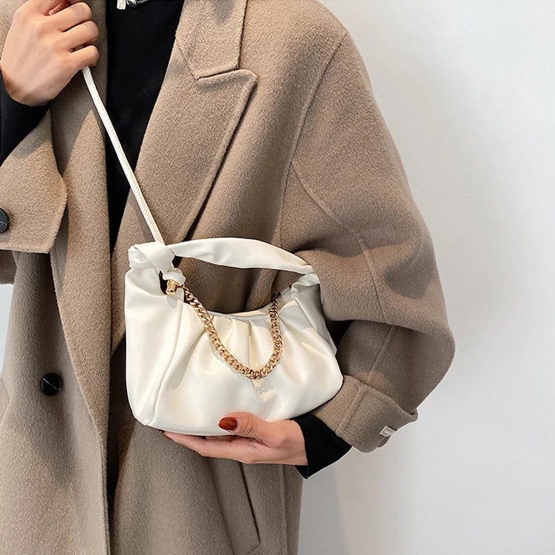 Small PU Leather Crossbody Bag for Summer
