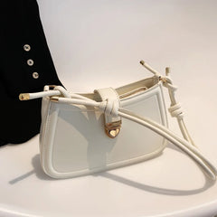 Solid PU Leather Shoulder Bags for Women Lady Crossbody Bags