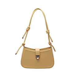 Solid PU Leather Shoulder Bags for Women Lady Crossbody Bags