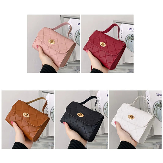 Stripes Messenger Bag For Women Crossbody Shoulder Handbag