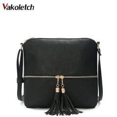 Women's Tassel Shoulder Bag Crossbody Clutch Purse Handbag
