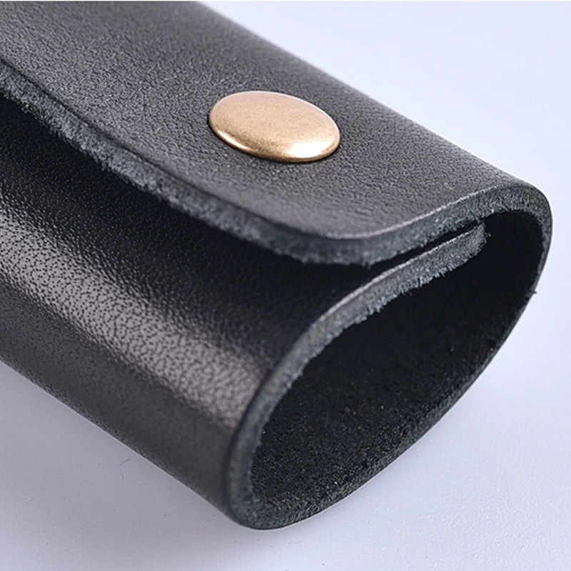 Vegetable Tanning Leather Key Purses for Men and Women