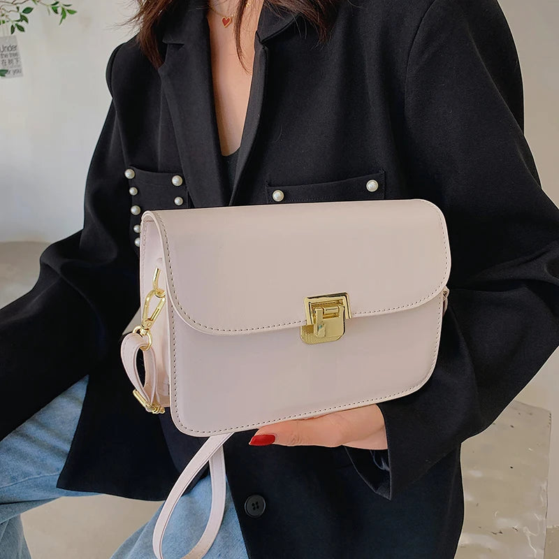 Small Women's Shoulder Bags High PU Leather Flap Crossbody Bag Handbag
