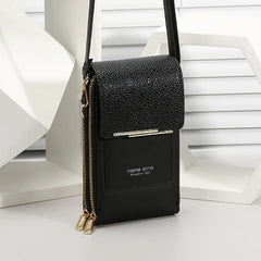 Small Touch Screen Cell Phone Purse Women Shoulder Bag