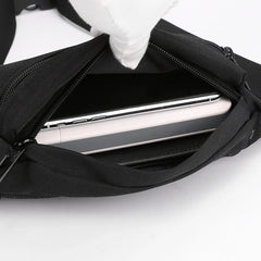Nylon Chest Waist Pack Crossbody Bag Retro Casual Shoulder Bag