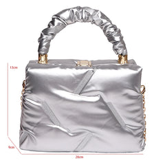 Small Women Bag Quilted Handbag Chain Shoulder Crossbody Bag