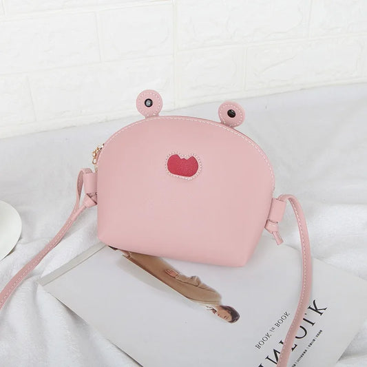 Women Frog Handbag Small Crossbody Shoulder Bag Purse for Student
