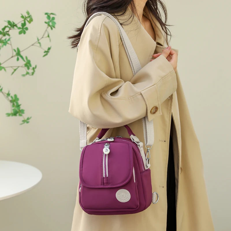 Women Soft Strap Messenger Bag Nylon CrossBody
