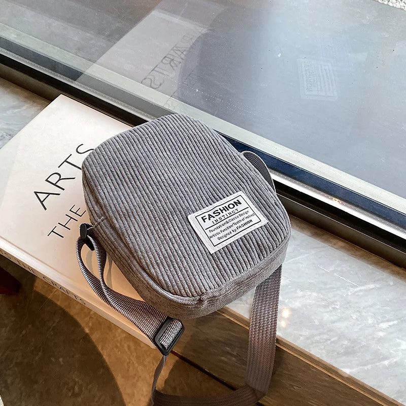 Small Canvas Shoulder Bag Mini Crossbody Bag for Women
