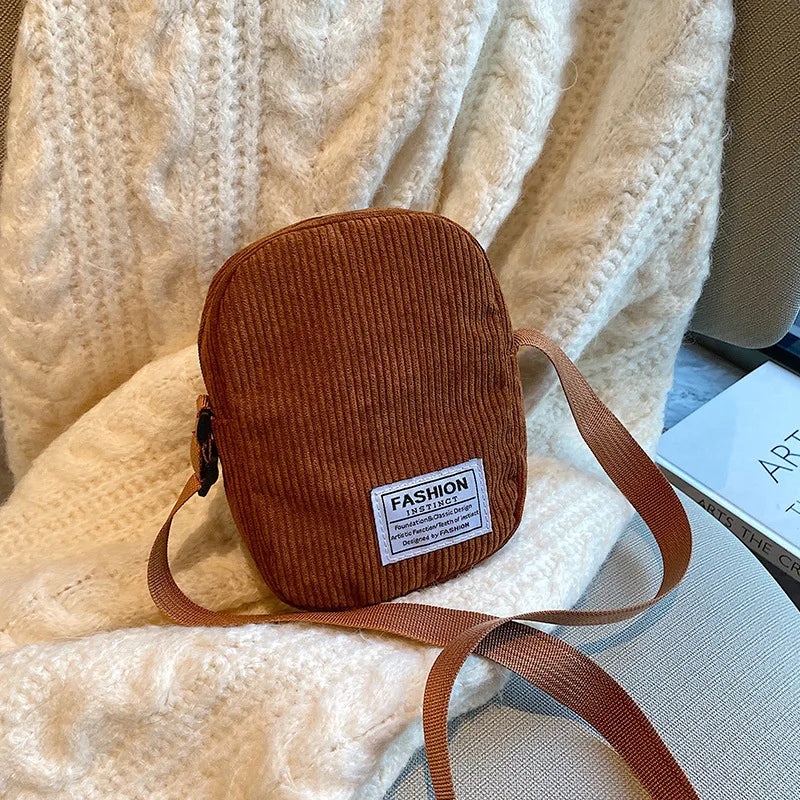 Small Canvas Shoulder Bag Mini Crossbody Bag for Women