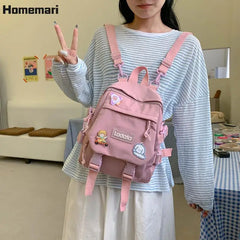 Mini Women's Backpack Waterproof Japanese Style Casual Bag