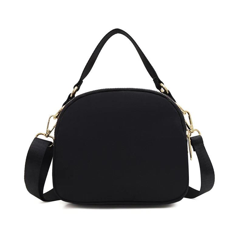 Women's Floral Crossbody Bag Nylon Mini Messenger Handbag