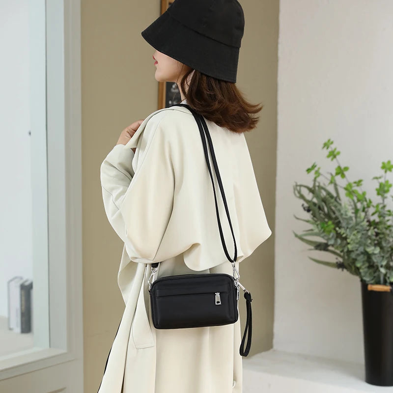 Small Women's Shoulder Bag Nylon CrossBody High Purse Handbag