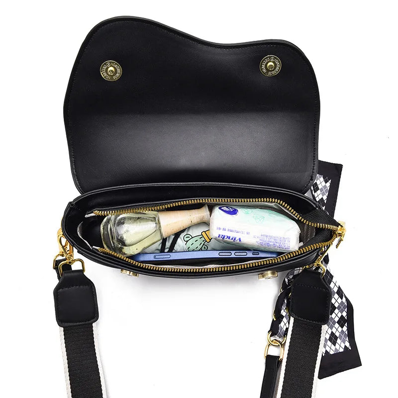 Small Women Bag Underarm Saddle Bag Casual One Shoulder Crossbody Bag