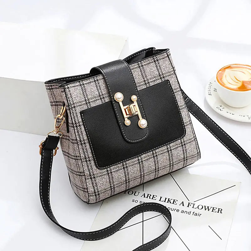 Small Shoulder Bag Women's Bucket Bag