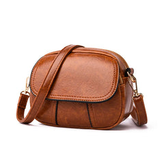 Versatile Women's Shoulder Bag Soft Leather Cross-Body Purse