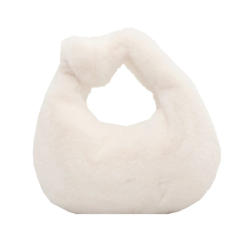 Fluffy Women's Handbag Tote Bag for Ladies