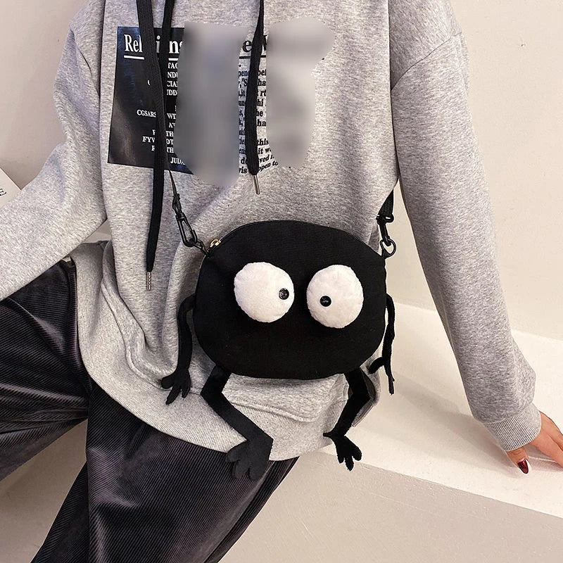 Canvas Messenger Bag Small Shoulder Purse Female Ugly Bag