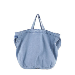 Canvas Handbag Solid Color Literary Shoulder Bag