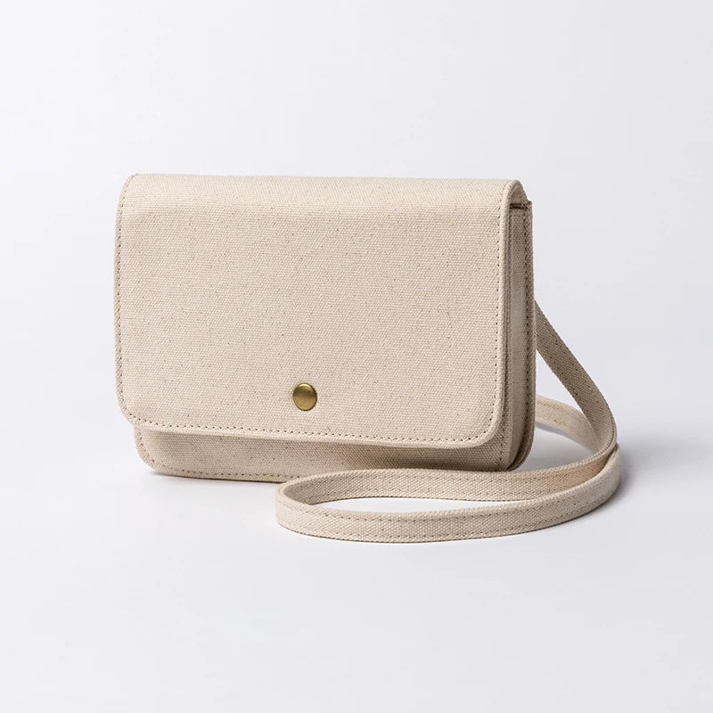 Japanese Small Square Bag Canvas Bag for Women