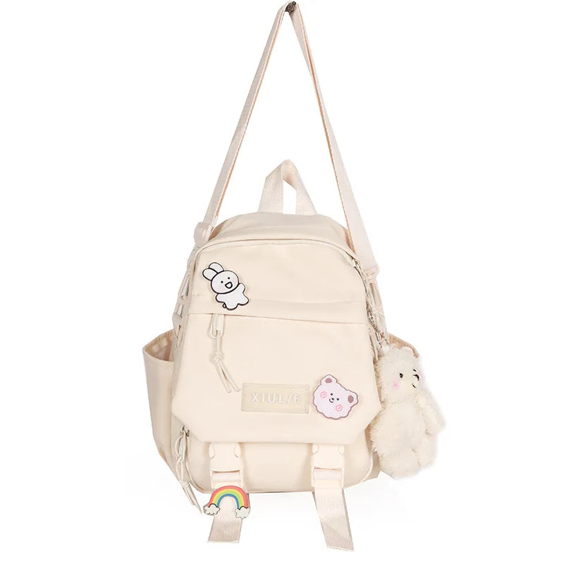 Small Women's Backpack Waterproof Nylon Japanese Casual Young G