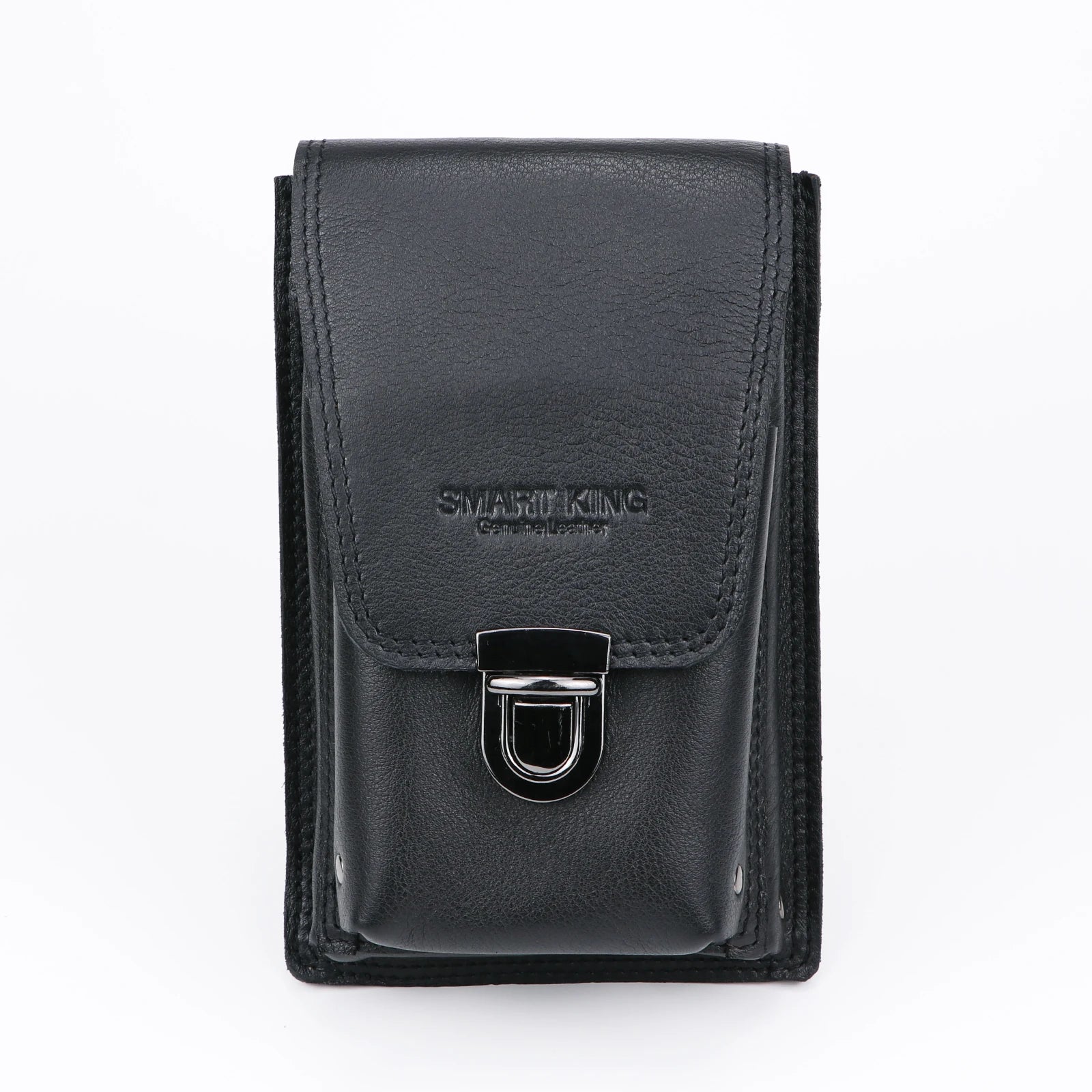 Smart King Waist Packs for Men Crazy Horse Leather Man Belt Bag