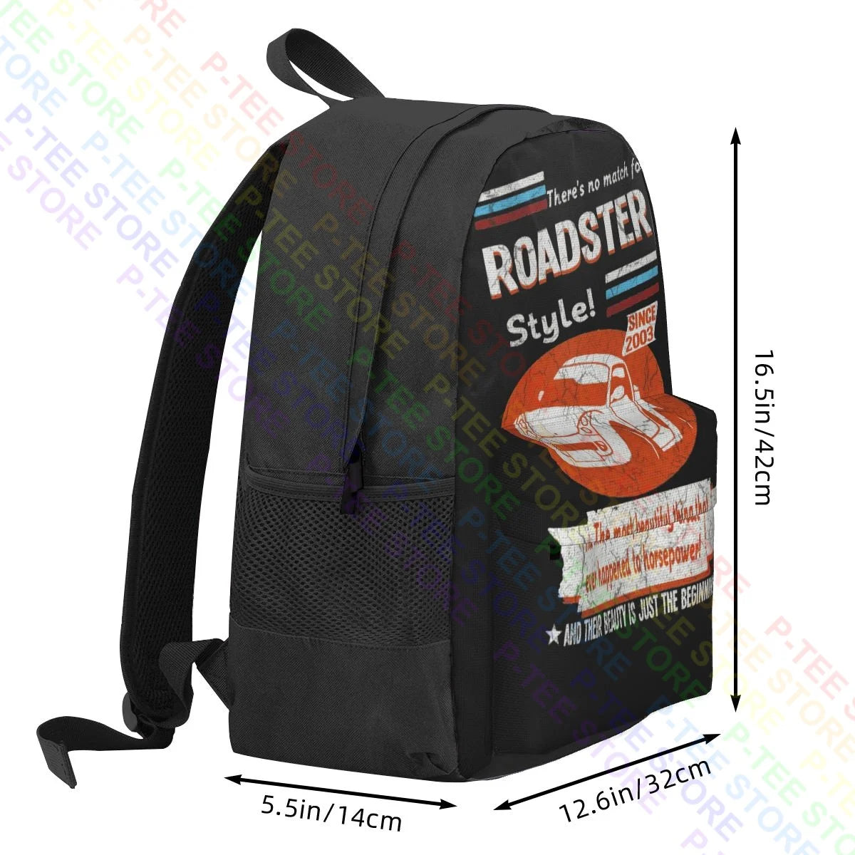 Smart Roadster 2003 Car 01 Large Capacity Eco-Friendly Backpack