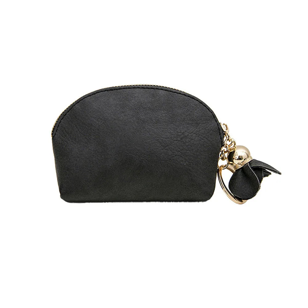 Compact Leather Mini Wallet for Women